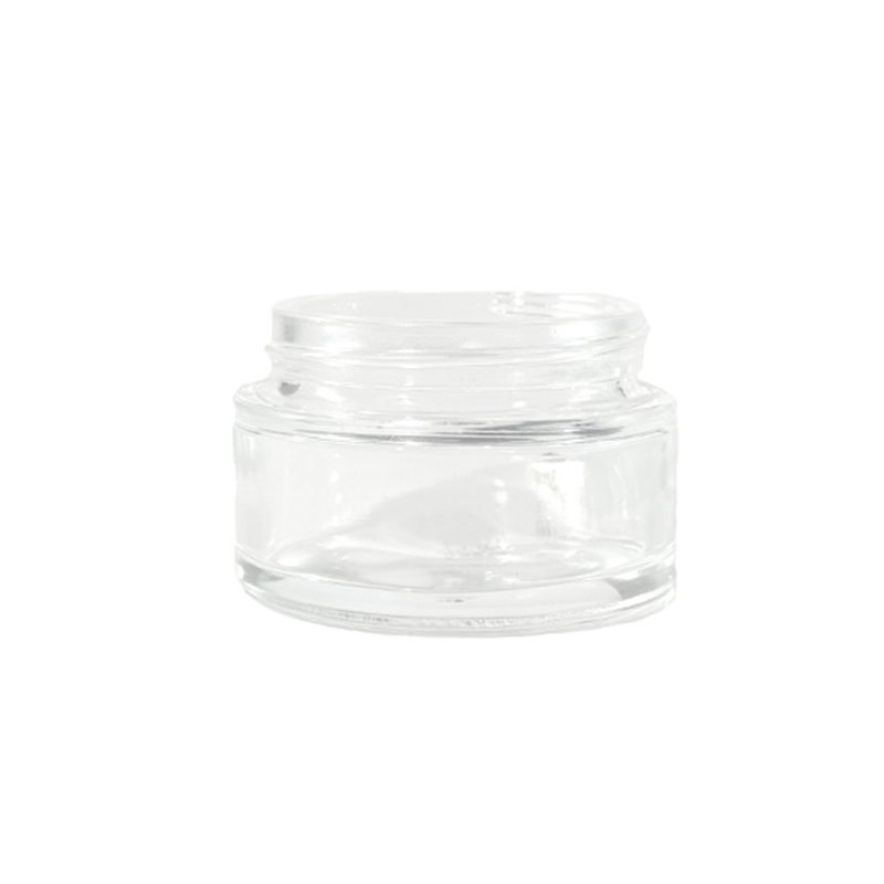 Transparante zalfpotje van 50 ml, fles van premium cosmetische verpakking