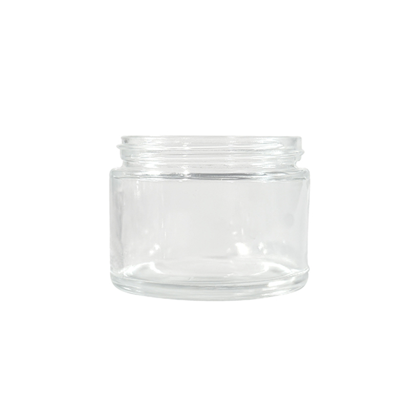 Transparante zalfpotje van 50 ml, fles van premium cosmetische verpakking