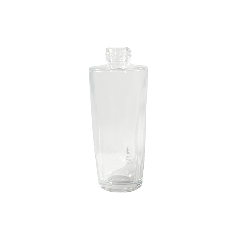 J2514 Transparante omgekeerde peervormige lotionfles 46 ml met eenvoudig modern ontwerp